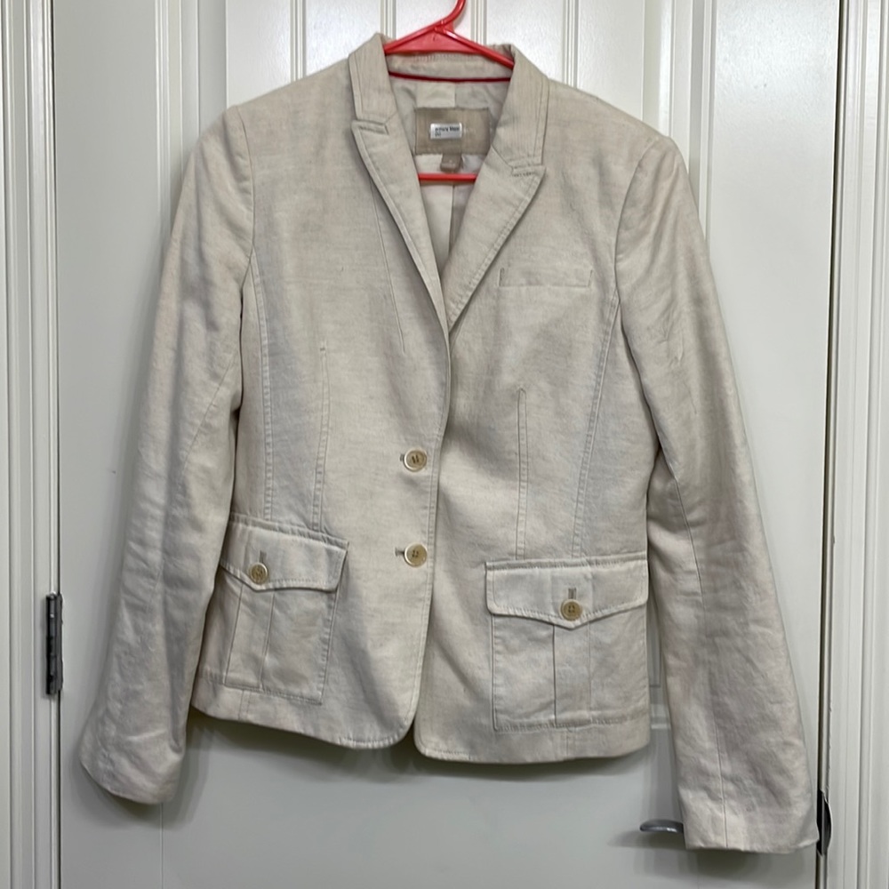 Women's Cream Blazer
